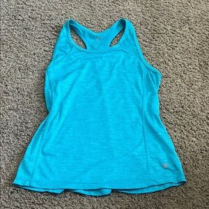 Girls Blue Athletic Tank Top